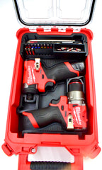 Wkładka organizacyjna do PACKOUT™ – kompatybilna z wkrętarką Milwaukee M12 FPD2 oraz zakrętarką Milwaukee M12 FID2