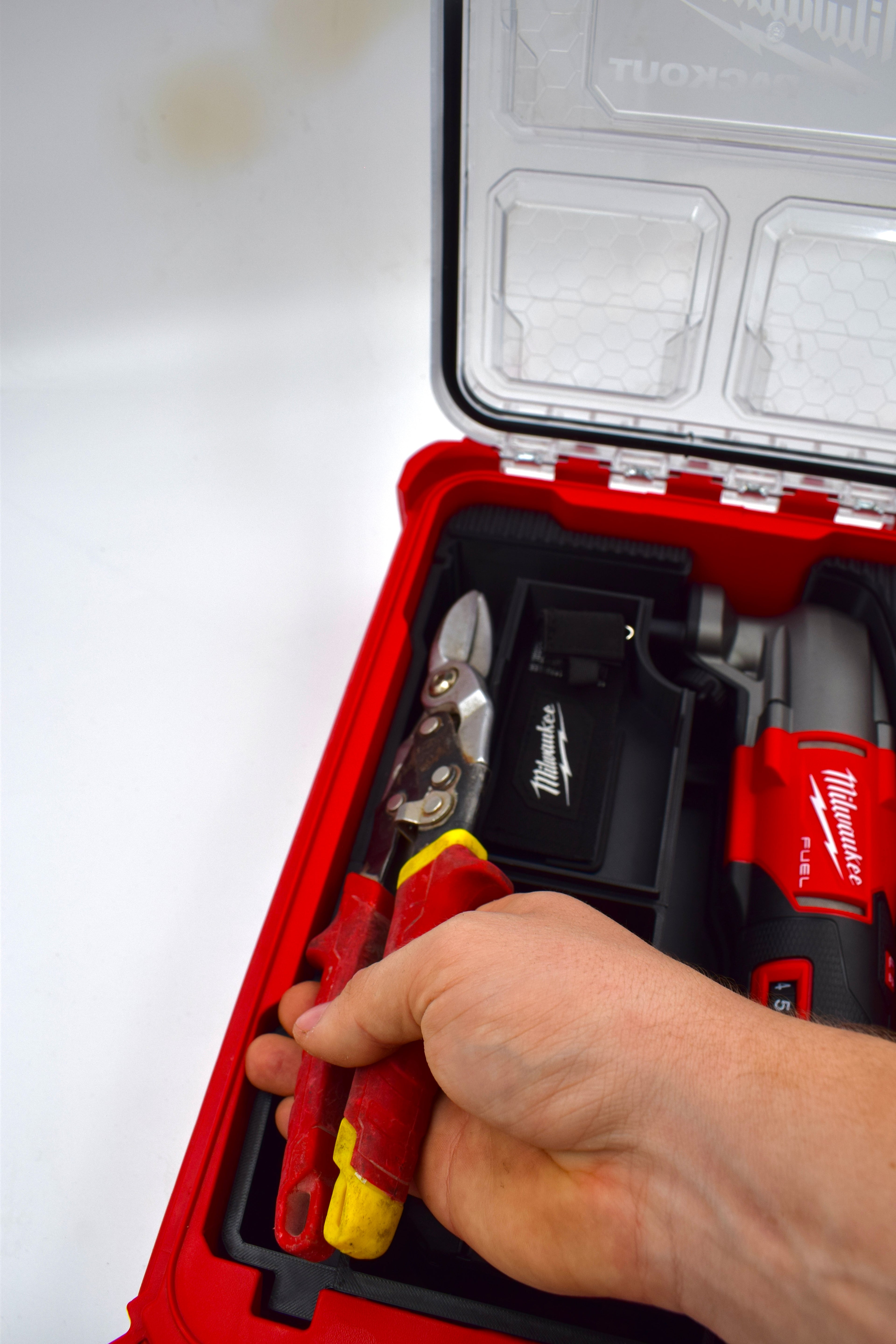 Wkładka organizacyjna do PACKOUT™ – kompatybilna z Ucinaczką do blachy Milwaukee M12 Fnb16