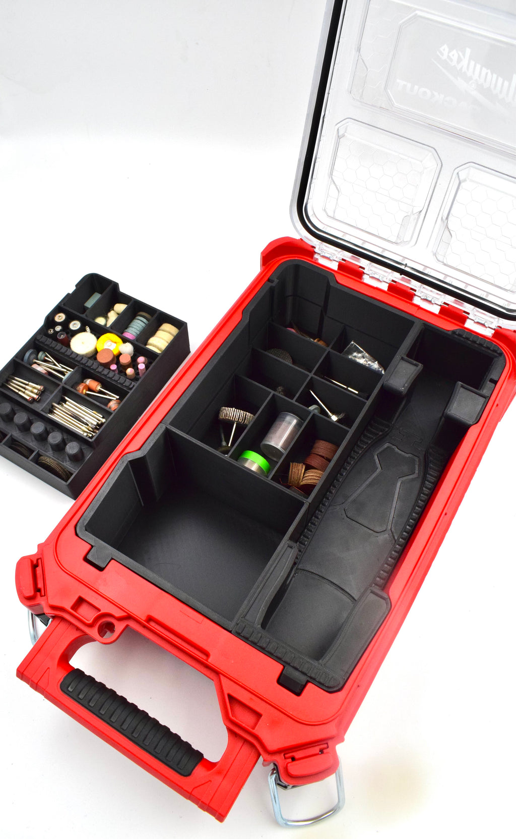 Wkładka organizacyjna do PACKOUT™ – kompatybilna z Multiszlifierką Milwaukee M12 BLROT
