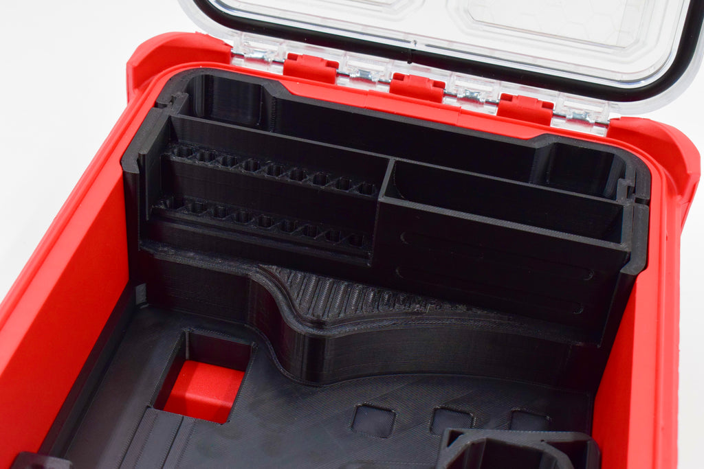 Wkładka organizacyjna do PACKOUT™ – kompatybilna z wkrętarką Milwaukee M12 FPD2 oraz zakrętarką Milwaukee M12 FID2