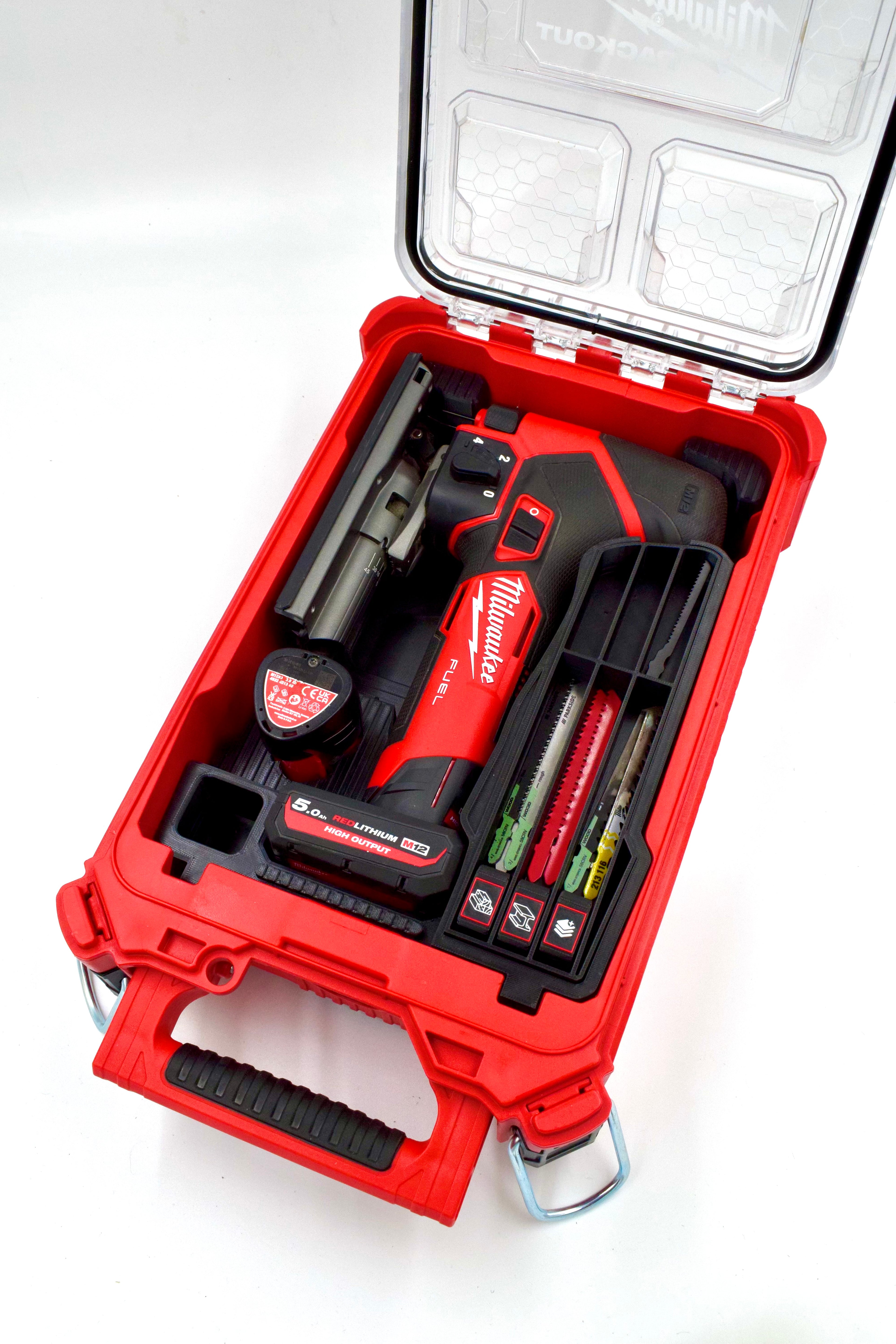 Wkładka organizacyjna do PACKOUT™ – kompatybilna z wyrzynarką Milwaukee M12 FJS